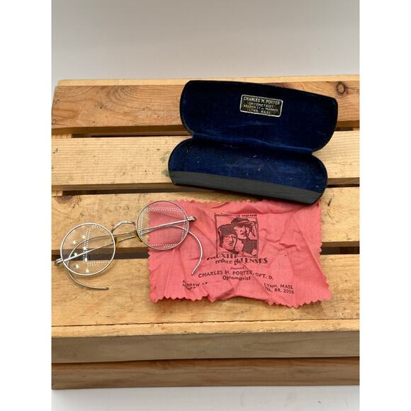 Antique Eye Glasses and Cases Bundle Set main image 8